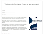 Aquitaine Personal Management - Design by EA Design Market Rasen